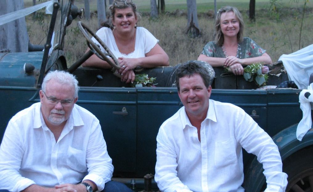 Kim West (Edman), Samantha Cayzer, Peter West and Ian Kim West (Edman), Samantha Cayzer, Peter West and Ian